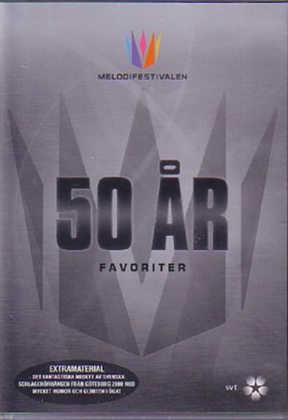 DVD Melodifestivalen 50 years ar år Favoriter - Eurovision Sweden ESC